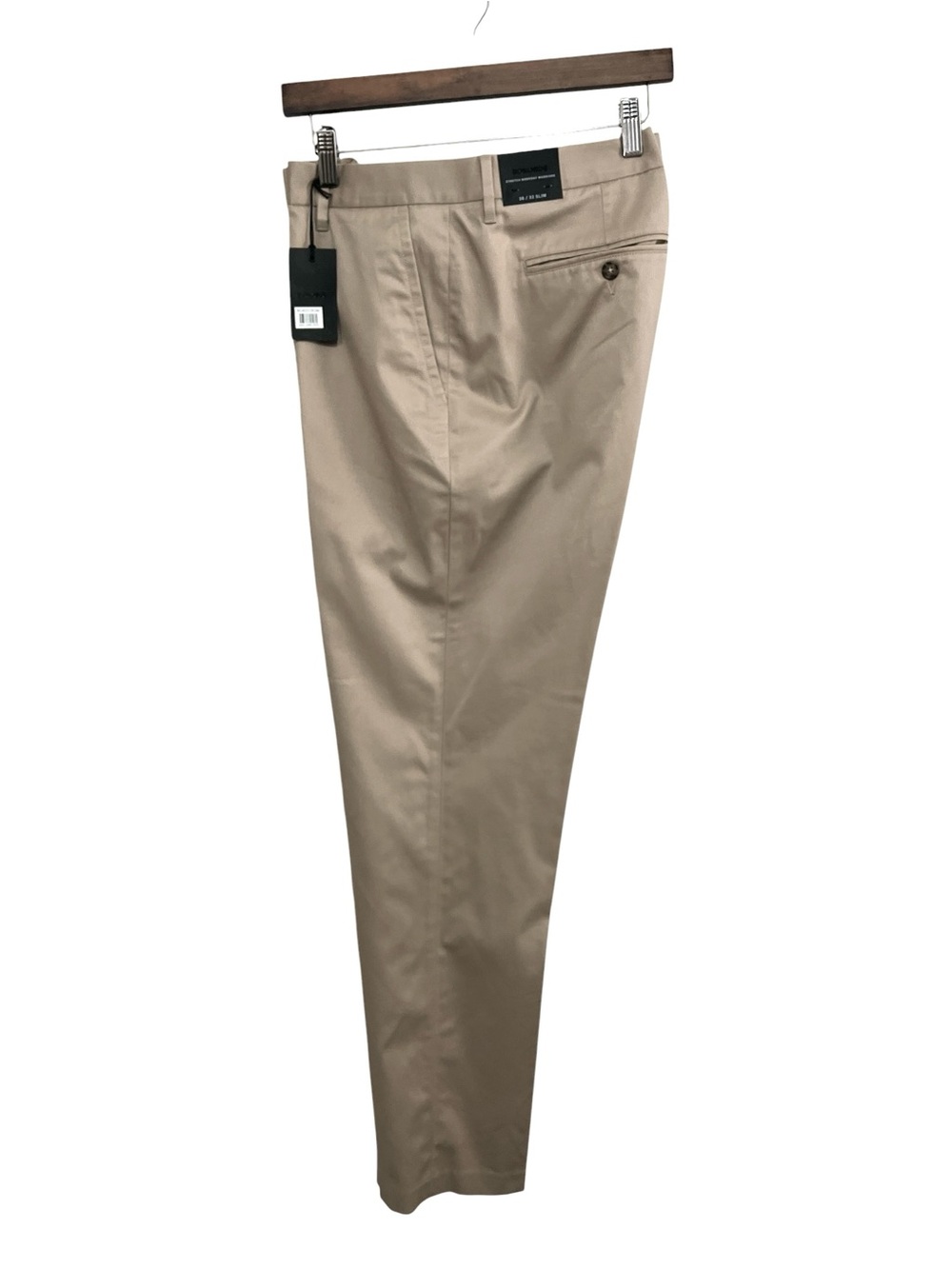 Bonobos Men’s Stretch Weekday Warrior Slim Pants, Color Khaki, Size 38x32